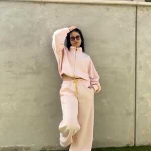 Τracksuits Pink with Yellow details