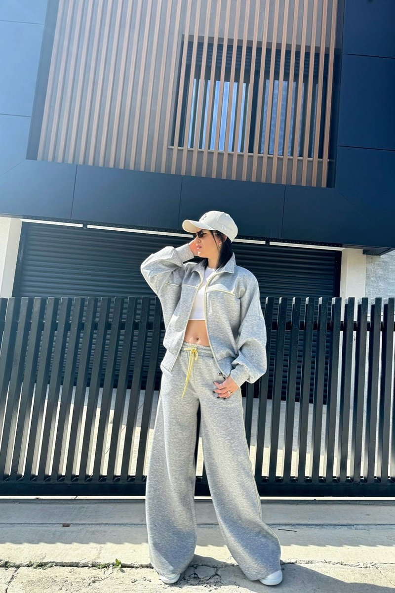 Τracksuits Grey with Yellow details