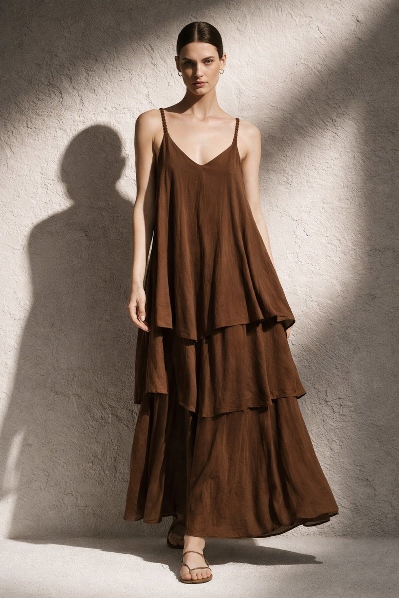 Bohemian Tiered Maxi Dress