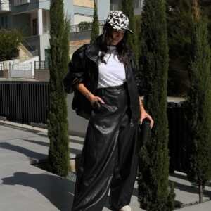 The Statement Faux Leather Pants – Black